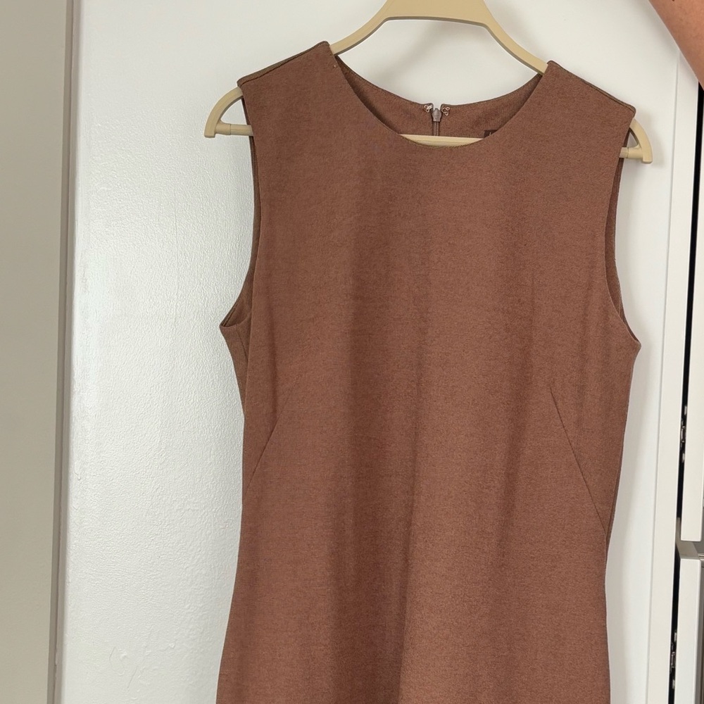 J. McLaughlin Tan Sleeveless Mini Dress